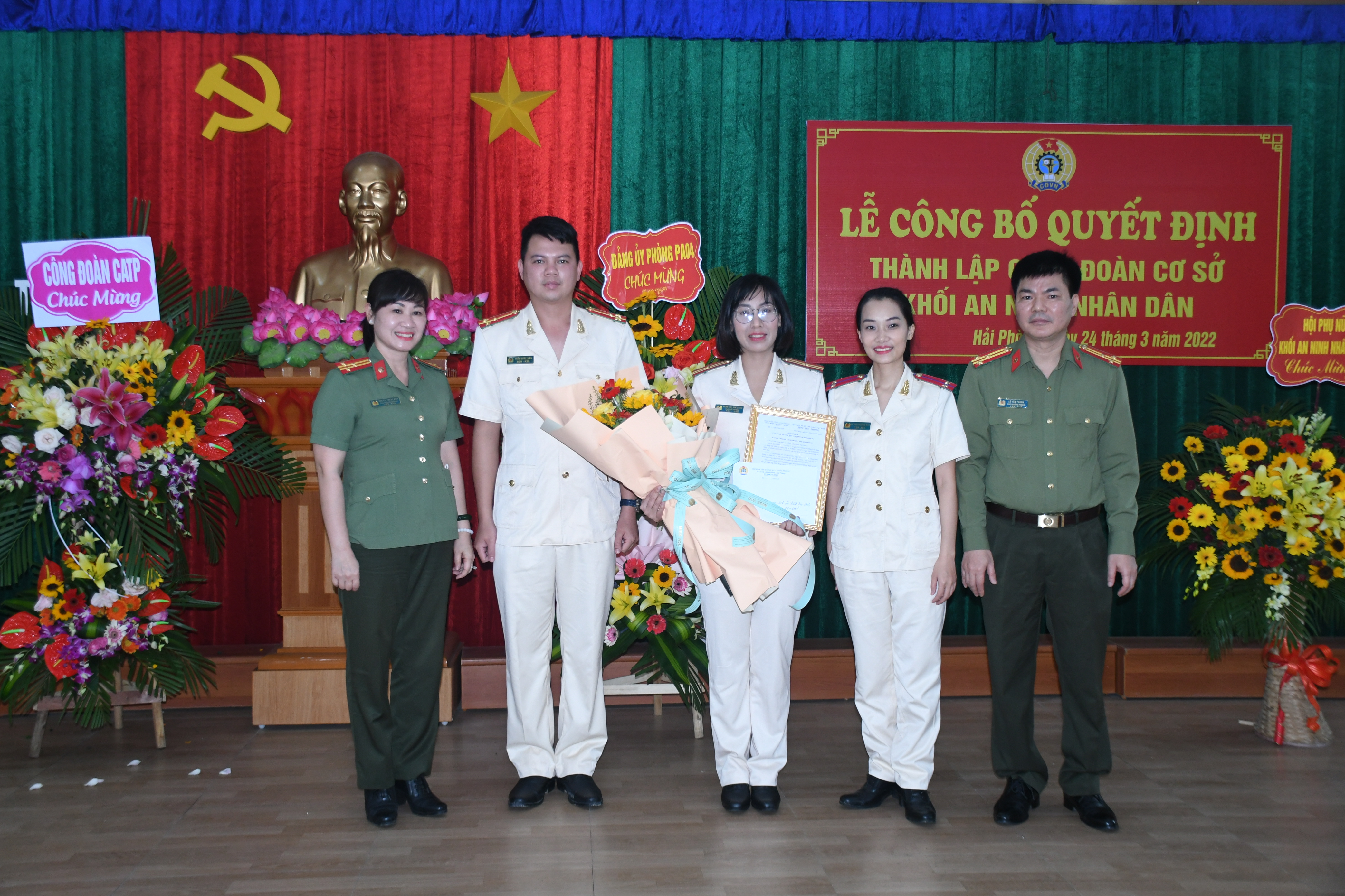 Thành lập Công đoàn Khối An ninh Nhân dân – Công an thành phố